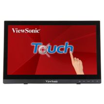 Viewsonic TD1630-3 écran plat de PC 39,6 cm (15.6 ) 1366 x 768 pixels HD LCD Écran tactile Multi-utilisateur Noir