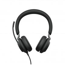 Jabra Evolve2 40, MS Stereo Casque Avec fil Arceau Bureau/Centre d'appels USB Type-C Bluetooth Noir