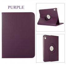 Housse violette Apple iPad 10,9 pouces 2022 rotative 360 degres - Etui violet coque protection iPad 10eme generation - Accessoires pochette iPad 10