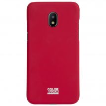 Coque rigide rouge Colorblock pour Samsung Galaxy J3 J330 2017