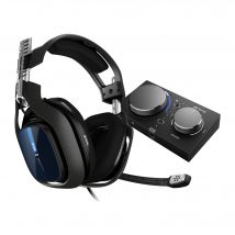 ASTRO Gaming A40 TR + MixAmp Pro TR Casque Avec fil Arceau Jouer Noir, Bleu