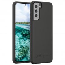 Coque pour Samsung Galaxy S21+ 5G Natura Eco-conçue Noire Just Green