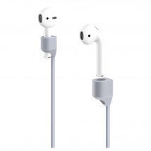 Sangle en gel de silicone doux avec clips aimantés pour AirPods/ AirPods Pro, Gris Sidéral