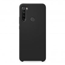 Coque silicone unie Soft Touch Noir compatible Xiaomi Redmi Note 8