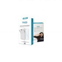 JAYM - Pack Intégral Coque + Verre pour Apple iPhone 7 / 8 / SE 2020 - Coque Souple Transparente et Résistante + Verre de protection renforcé - Plat 