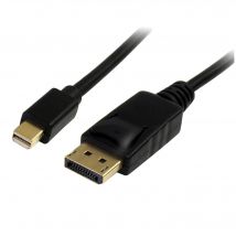 StarTech.com Câble Mini DisplayPort vers DisplayPort 1.2 de 3m - Câble Adaptateur Mini DisplayPort vers DisplayPort 4K x 2K UHD - Câble Mini DP vers 