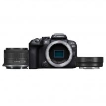 Canon EOS R10 + RF-S 18-45mm F4.5-6.3 IS STM + EF- R MILC 24,2 MP CMOS 6000 x 4000 pixels Noir