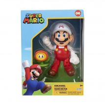 Figurita - JAKKS PACIFIC - Super Mario Bros : Mario de Fuego - 10 cm - Nuevo