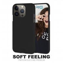 Funda de silicona negra Soft Feeling para Apple iPhone 14 Plus - Acabado de silicona - Tacto ultra suave - Nuevo