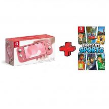 Switch lite 32 GB + Instant Sport, Coral- Reacondicionado - Buen estado
