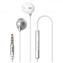 Baseus NGH06-0S auricular y casco Auriculares Alámbrico Dentro de oído Llamadas/Música Blanco - Nuevo