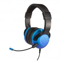 PowerA Fusion Casque avec fil Arceau Jouer : Un casque audio confortable et polyvalent pour une expérience de jeu immersive - Noir et bleu