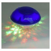 Enceinte lumineuse étanche bleue 5W Mini-PLOOFBOX