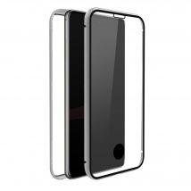 Coque de protection 360° Glass pour Samsung Galaxy S20+, argent