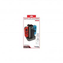 Base de charge Alpha Omega Players pour 4 Joy Con Nintendo Switch Noir