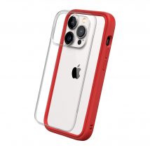 RHINOSHIELD Coque Compatible avec [iPhone 14 Pro] Mod NX - Protection Fine Personnalisable avec Technologie d'absorption des Chocs [sans BPA] - Rouge