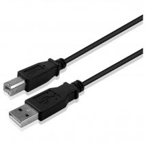 MOBILITY LAB Cordon USB version 2.0 - Type A mâle / B mâle Gris - Or