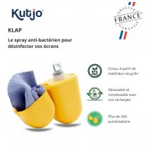 Kit de spray nettoyant naturel Kutjo Klap Mangue, 300 pulvérisations avec 1 microfibre