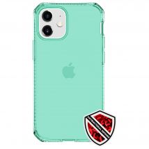 Coque Renforcée iPhone 12 mini Spectrum Clear Verte Itskins
