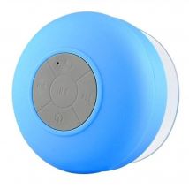 Enceinte Bluetooth Waterproof Kit Mains Libres Iphone Smartphone Tablette Bleu YONIS