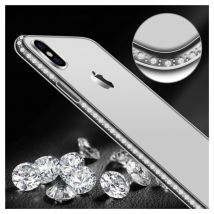 Pack Protection pour IPHONE Xr APPLE (Coque Silicone Diamants + Film Verre Trempe)