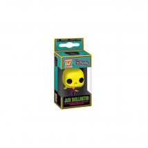 Figurita Funko Pop Llavero Disney La Pesadilla Antes de Navidad Jack Skellington Luz Negra - Nuevo