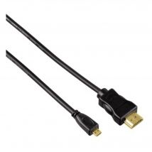 Hama HDMI 2m câble HDMI HDMI Type A (Standard) HDMI Type D (Micro) Noir