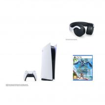 Pack PS5 & Horizon Forbidden West, Casque Pulse 3D - Console de jeux Playstation 5 (Standard)