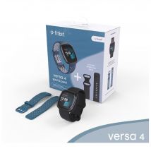 Fitbit Versa 4 AMOLED Digital Touchscreen Graphite GPS (satellite) - Nuovo