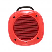 Airbeat-10 Haut-parleur portable Bluetooth avec microphone, Rouge