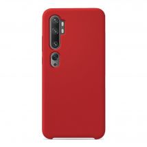 Coque silicone unie Soft Touch Rouge compatible Xiaomi Mi Note 10 Mi Note 10 Pro