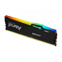 Kingston Fury Beast RGB DDR5 - 8 Go (1 x 8 Go) - 5600 MT/s C36 - AMD EXPO - Noir