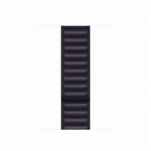 Bracelet à maillons cuir pour Apple Watch 41 mm - M/L - Minuit