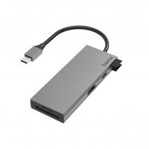 Hama 00200110 station d'accueil USB 3.2 Gen 1 (3.1 Gen 1) Type-C Gris