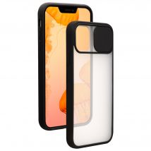 Coque pour iPhone 12 Pro Max Slide + Cache coulissant pour caméra Contour Noir Bigben