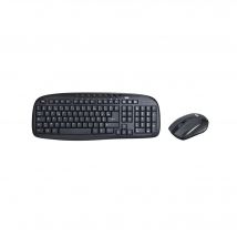 WE 1600 DPI Wireless Keyboard + Mouse Bundle / 8 tasti multimediali 2,4 GHz / Plug & Play / 8 m di distanza Funzione Sleep - Nuovo