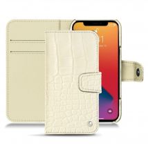 Apple iPhone 13 Pro Max Funda de piel - Solapa billetera - Blanco - Cueros especiales - Nuevo