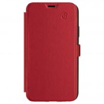 BEETLECASE Funda con cierre para iPhone 12 Pro Max Folio Premium con tarjetero Rojo - Nuevo