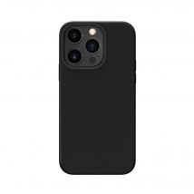 Carcasa de gel de silicona suave a prueba de golpes para Apple iPhone 13 Pro, negro satinado - Nuevo