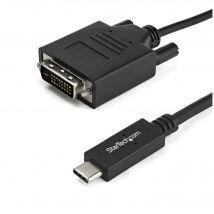 StarTech.com Câble adaptateur USB-C vers DVI-D de 2 m - 1920 x 1200