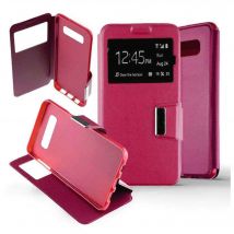 Etui Folio Rose compatible Samsung Galaxy S10 Plus