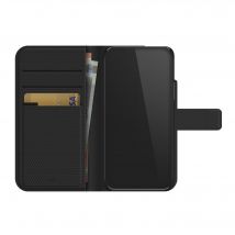 Etui portefeuille 2 en 1 pour iPhone 12 Pro Max, noir