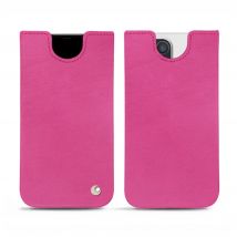 Apple iPhone 14 Pro Max Funda de piel - Funda - Rosa - Piel lisa de primera calidad - Nuevo