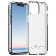 Coque iPhone 13 mini Infinia Transparente - 100 % Recyclable Just Green