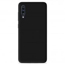 Funda de silicona negra mate para Samsung Galaxy A70 - Nuevo