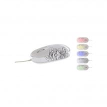 Ratón con cable T'nB Lumy LED de 7 colores (blanco) - Nuevo