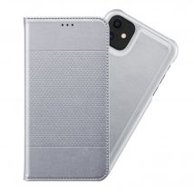 Funda y carcasa magnética delgada 2 en 1 GEN 2.0 para Apple iPhone 11, Plata - Nuevo