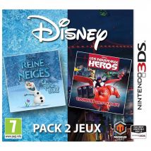 Disney pack 2 jeux : La Reine des Neiges + Les Nouveaux Héros - 3DS