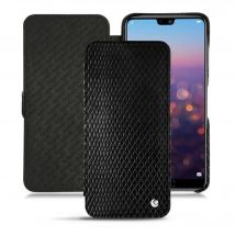 Housse cuir Huawei P20 Pro - - Noir - Cuir Abaca