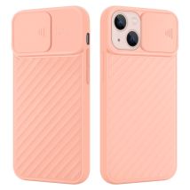 Coque pour Apple iPhone 13 en Mat Rose Housse de protection Étui en silicone TPU flexible et avec protection pour appareil photo